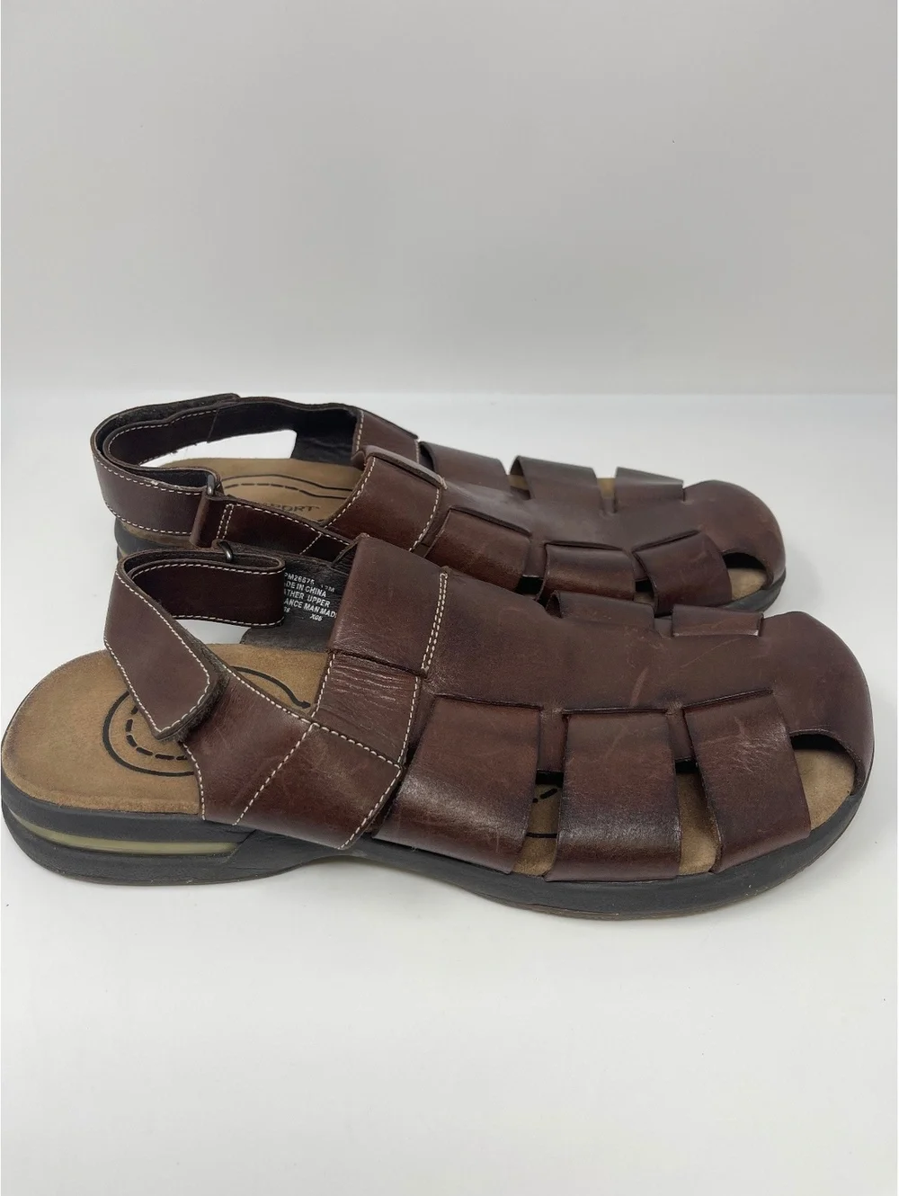 Rockport Powered by DMX Leather Brown Sandals Men's Size 13M Hiking